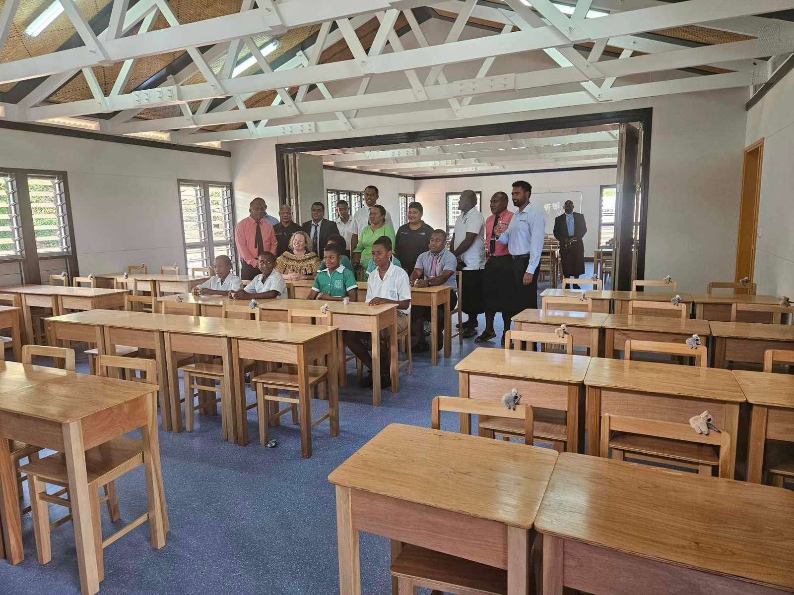 Vanua Levu School Project by Capital Construction LTD completed stage