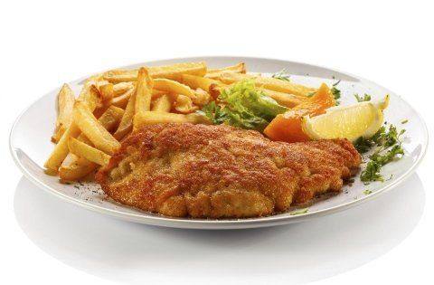 cotoletta con patatine