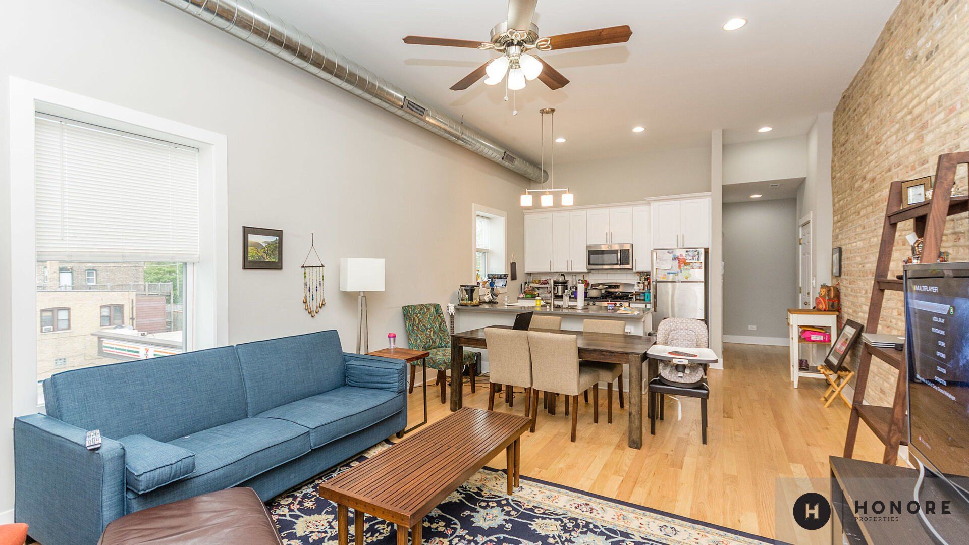 3751-57 N Western Ave Living Room