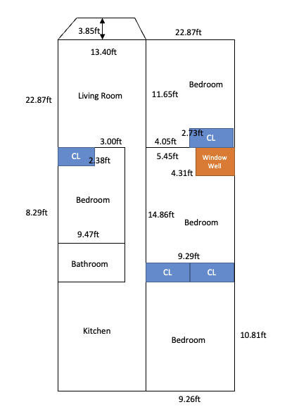 Unit #3 Floor Plan
