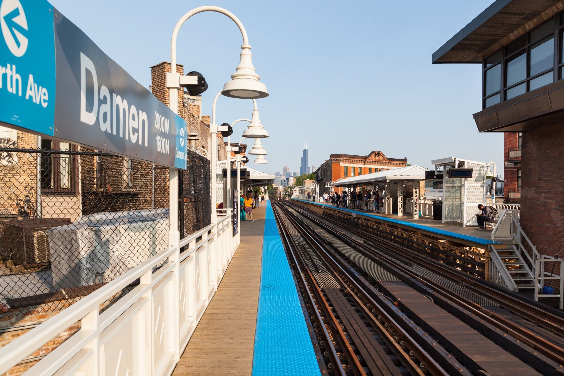 Train Station off Damen Street