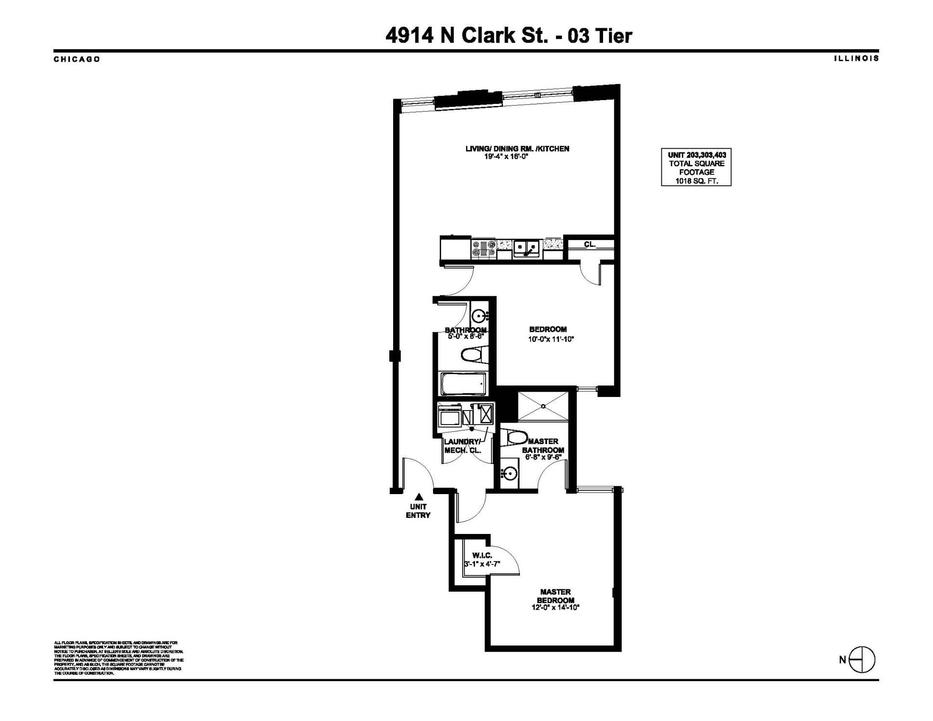 Unit #3 Floor Plan