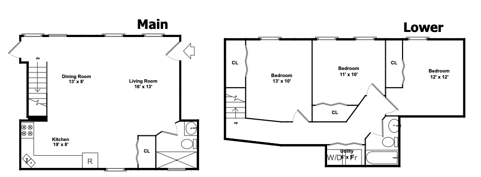 Unit #2F Floor Plan