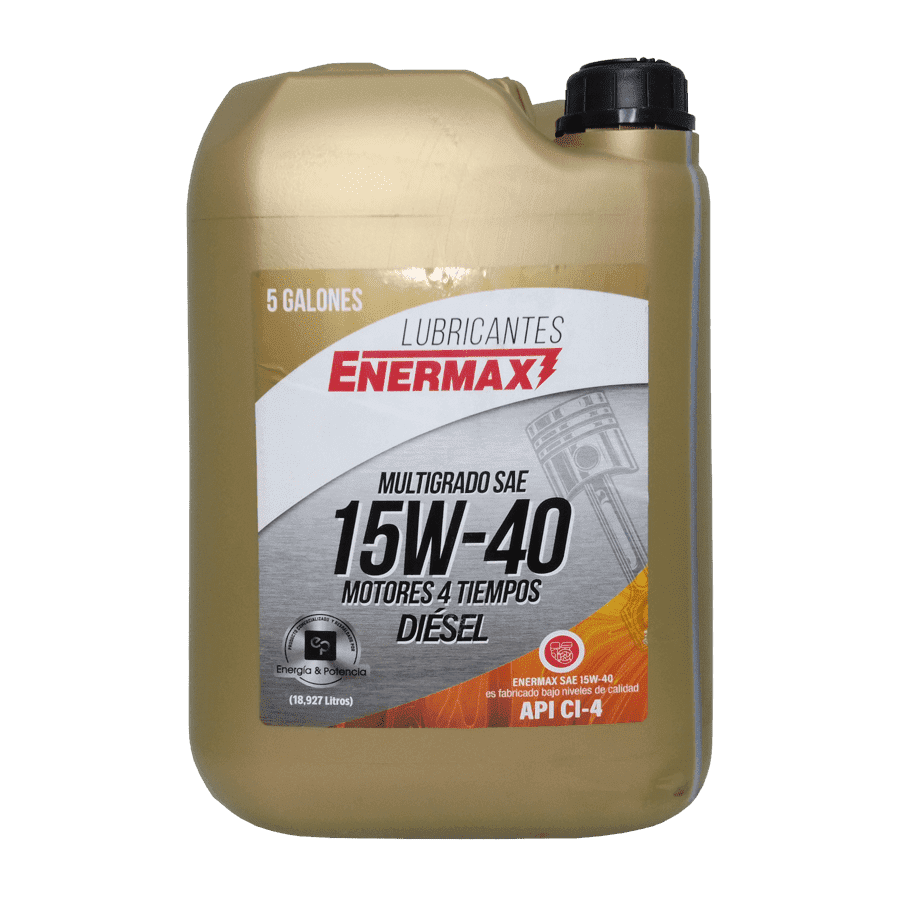 Envase de aceite dorado etiquetado 