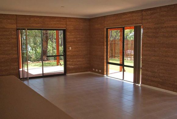 interior view of an empty room