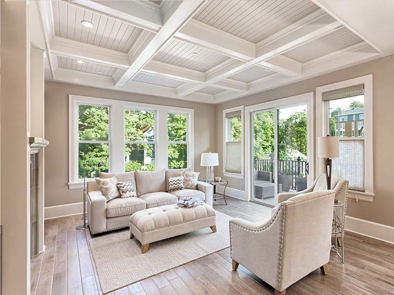 interior view of a living room