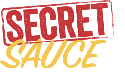 Red circle logo reading “As seen on food network” in white text