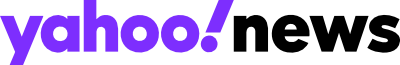 Yahoo News logo in purple and black text on a white background