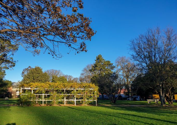 There is a Fence in the Middle of the Park With Trees — Queanbeyan Auto Parts in Braidwood, NSW