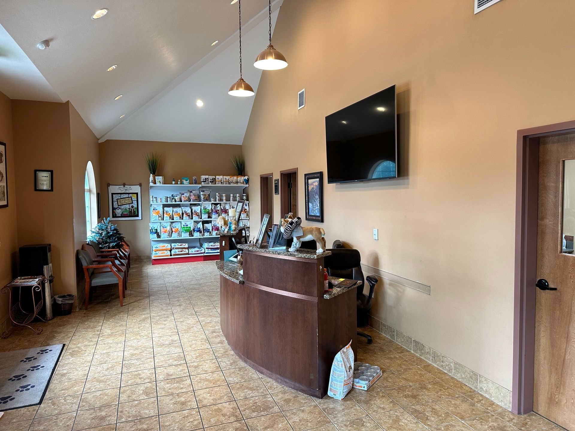 Veterinary Hospital Surgical Suite Interior.