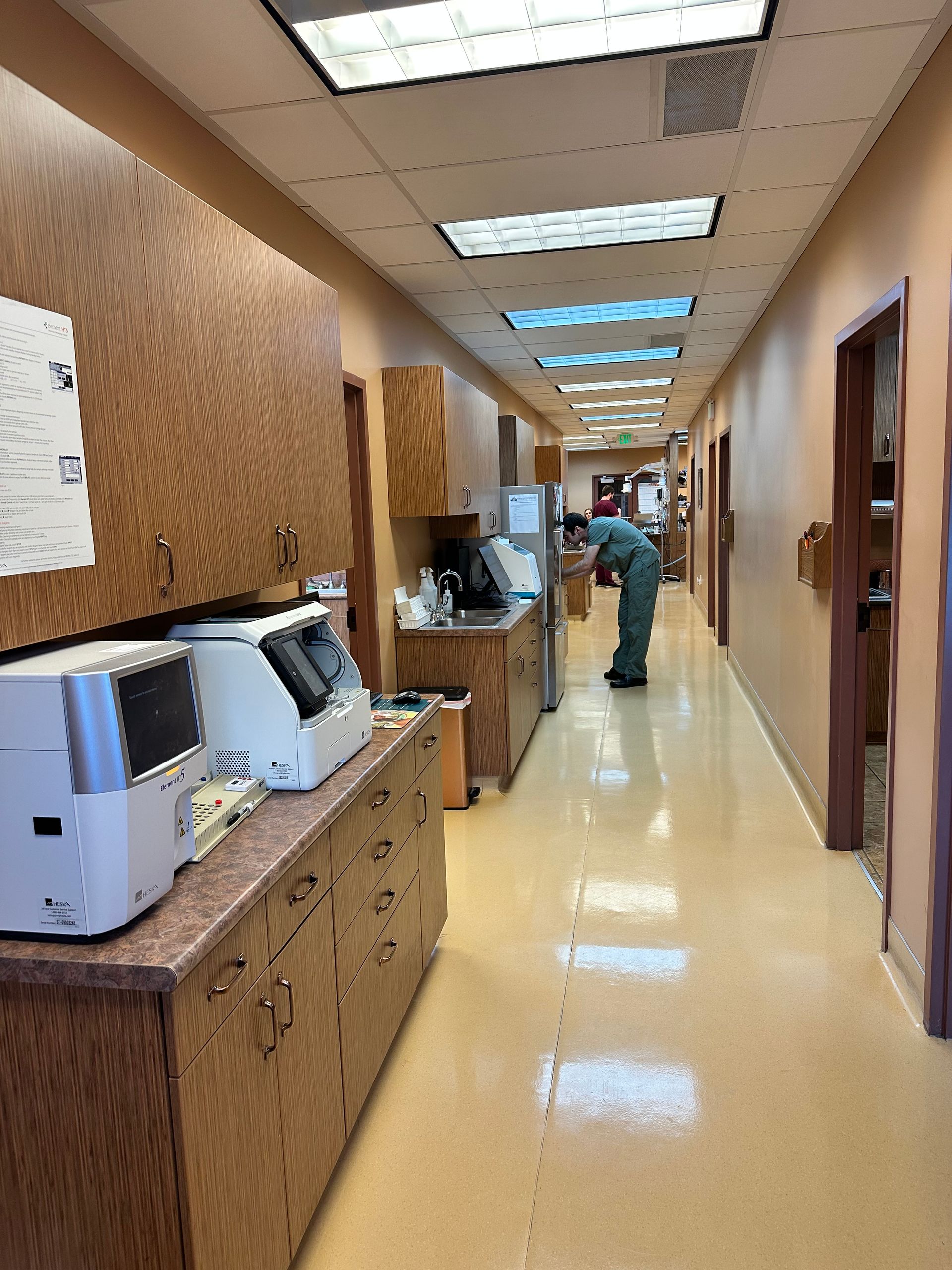 Hallway With Equipment.