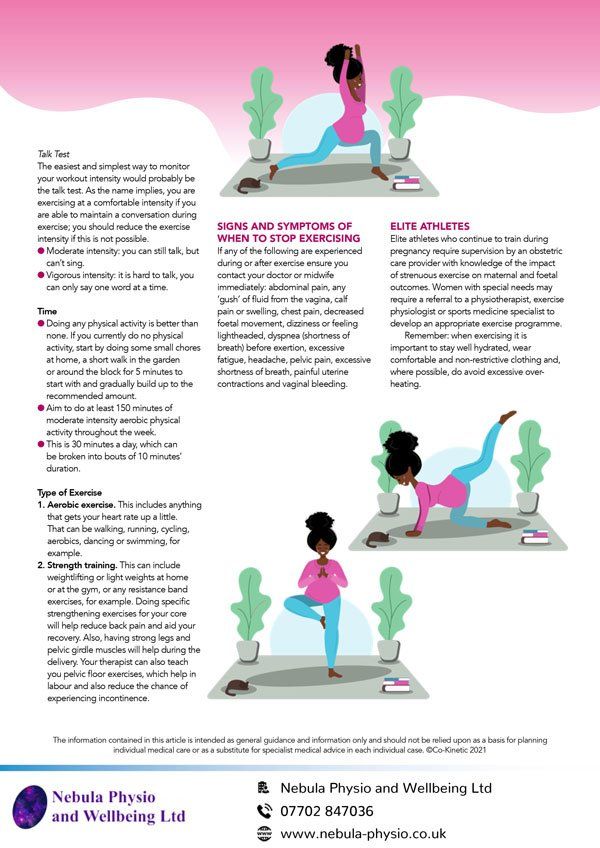 Exercising During Pregnancy Page 3