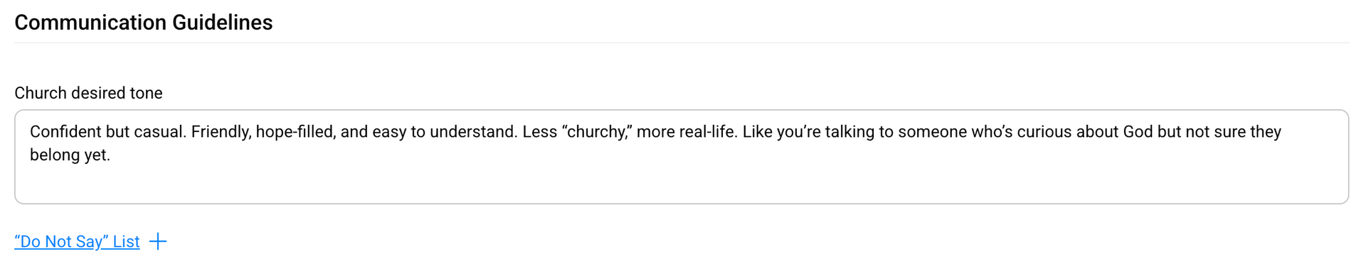 ai for churches