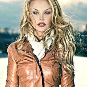 Ladies leather jacket