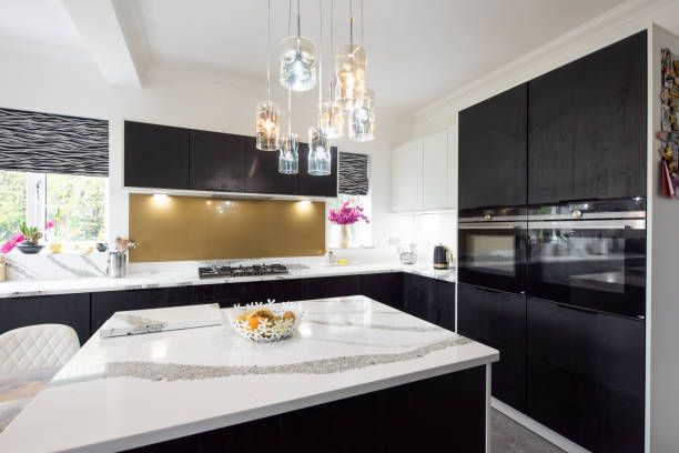 Marble Countertop in Kitchen – Paterson, NJ – Xtreme Cabinets & Floors LLC