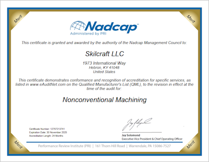 Laser Nadcap Nonconventional Machining