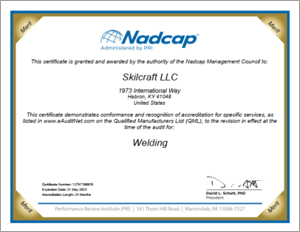 Skilcraft | Certifications