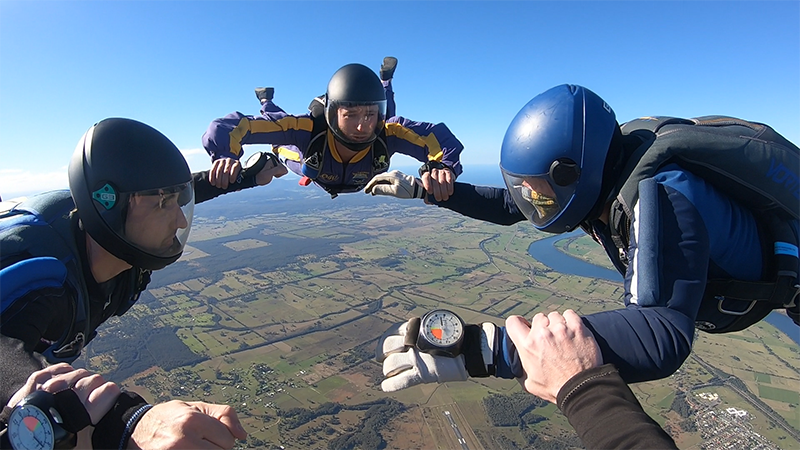 Group of Skydivers - Skydiving in Taree, NSW