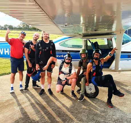 Two People Jumping Out - Skydiving in Taree, NSW