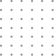 A seamless pattern of gray polka dots on a white background.