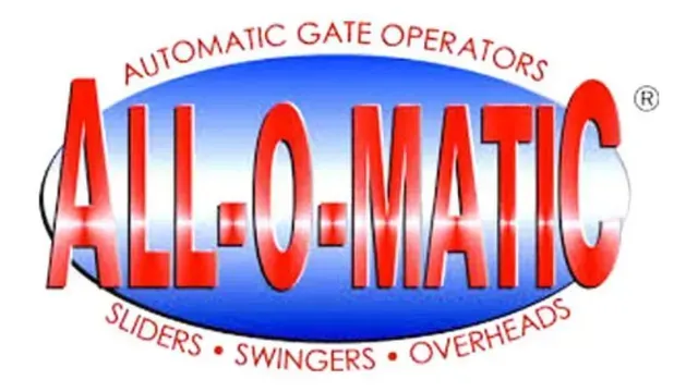 A logo for all-o-matic automatic gate operators