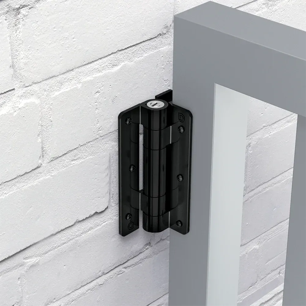 D&D KF3A1BL KwikFit Aluminum Hinge with 1