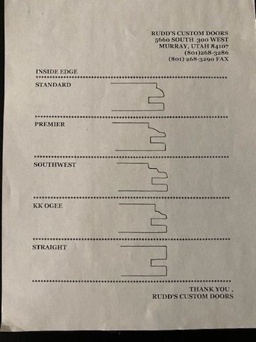 Inside Edge — Murray, UT — Rudd’s Custom Doors