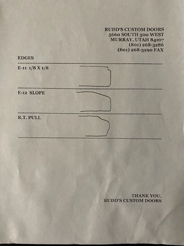 Edges — Murray, UT — Rudd’s Custom Doors