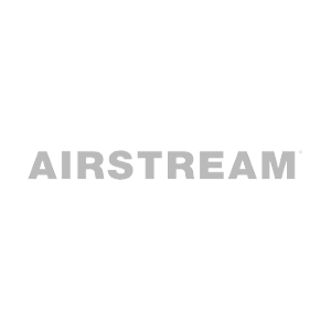 The airstream logo is on a white background.