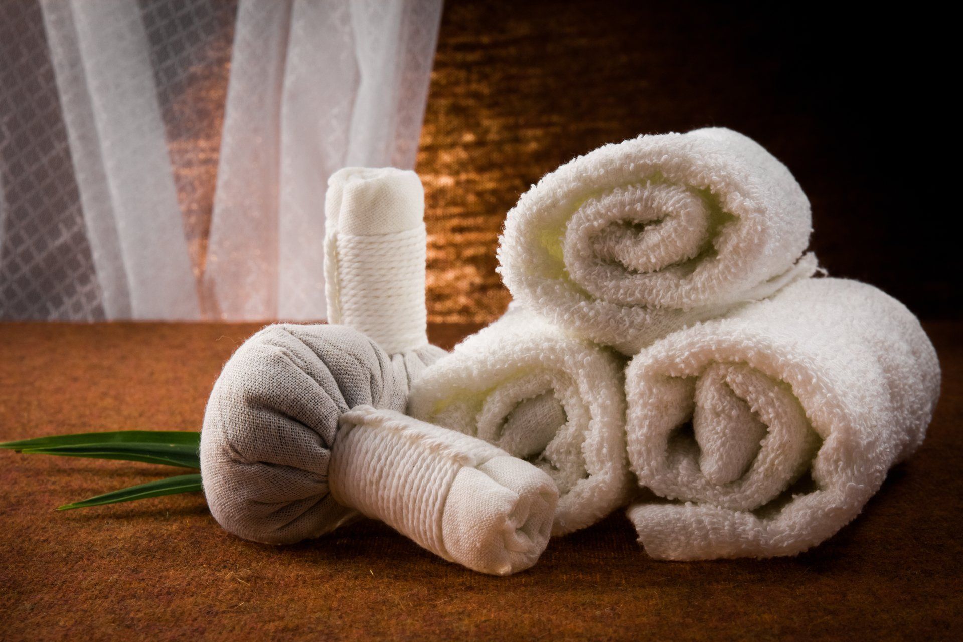 woman getting a back massage