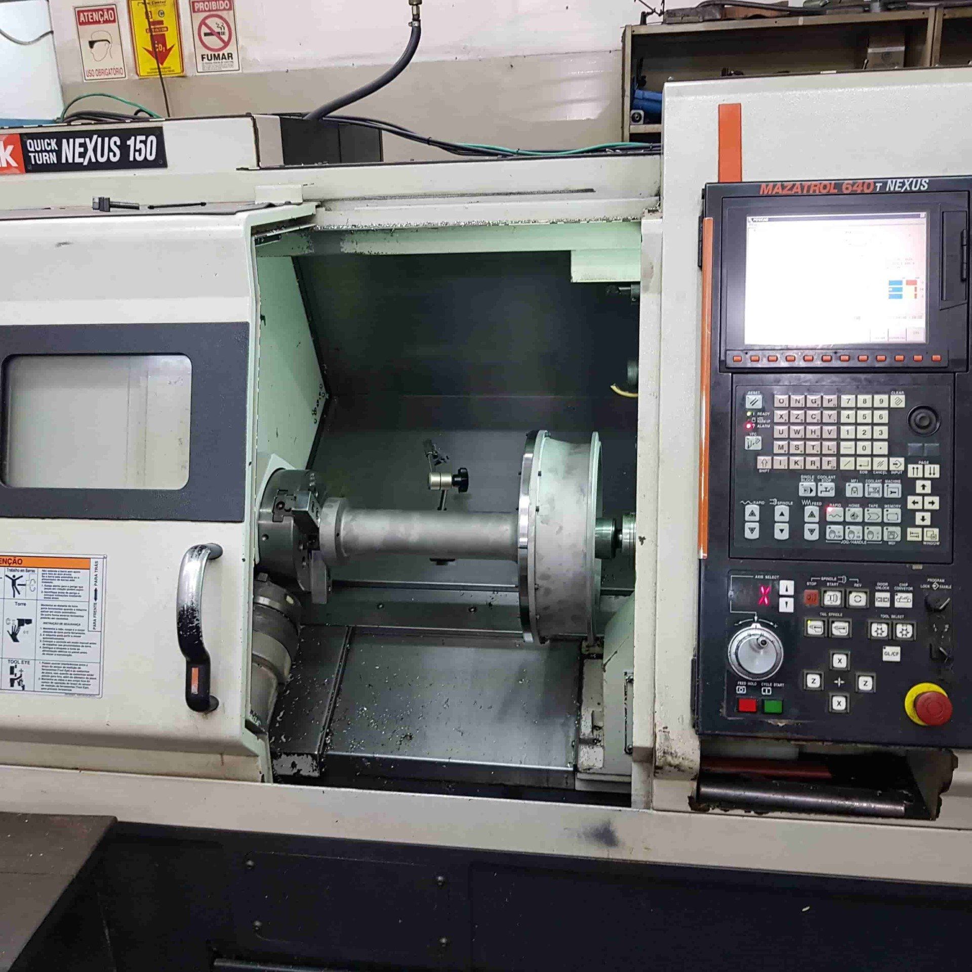 Torno CNC Mazak Nexus 150 - Guatifer Usinagem e Ferramentaria