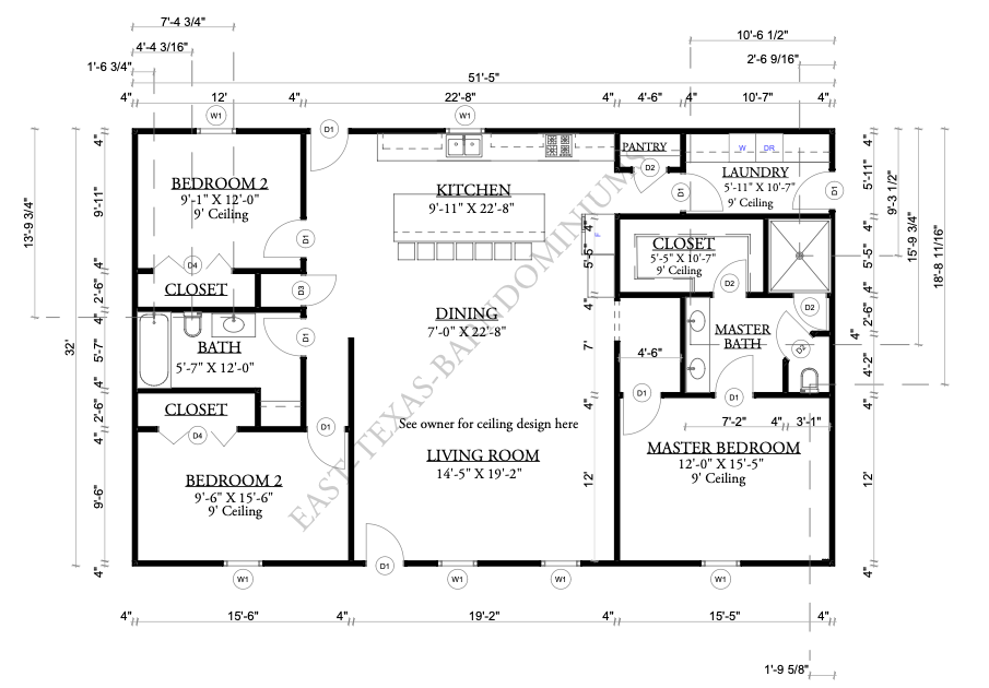 A black and white floor plan of a house.