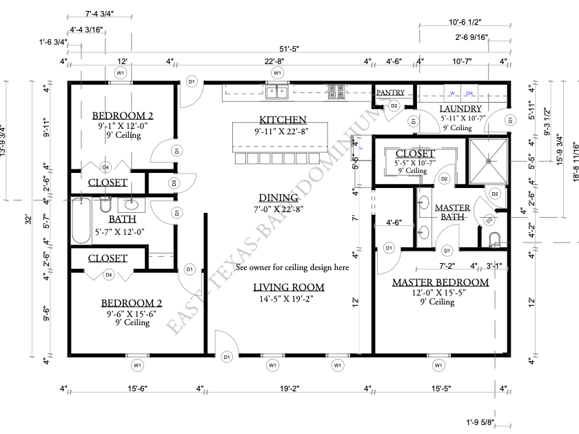 A black and white floor plan of a house.