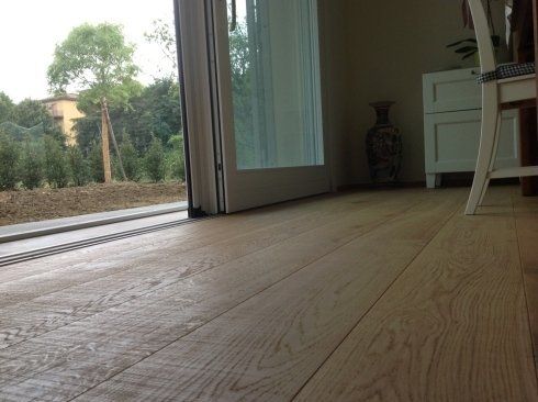 pavimento in legno ingresso