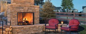 brick and stone fireplaces