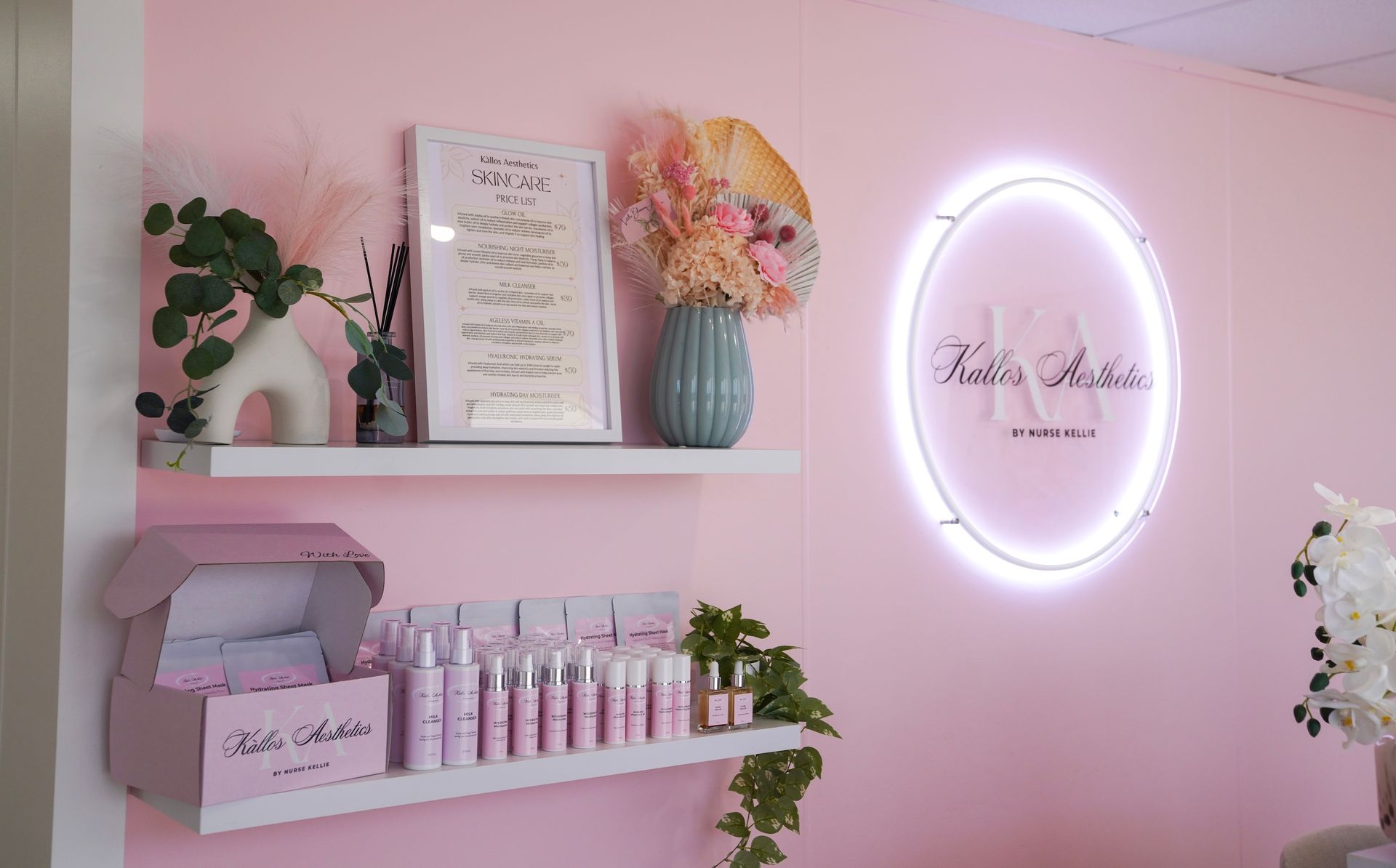 Front Counter of a Cosmetic Clinic  — Kàllos Aesthetics by Nurse Kellie In Urangan, QLD