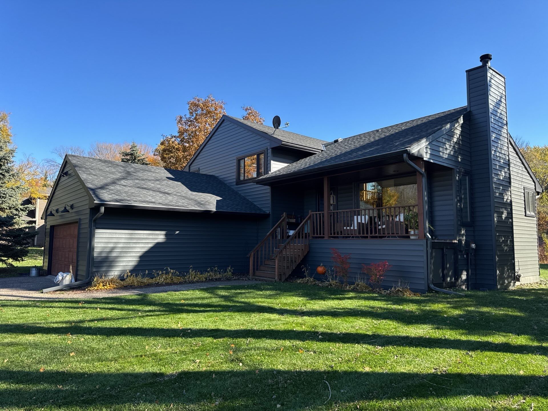 ABC Seamless provided home exterior services for this home in Minnetonka.