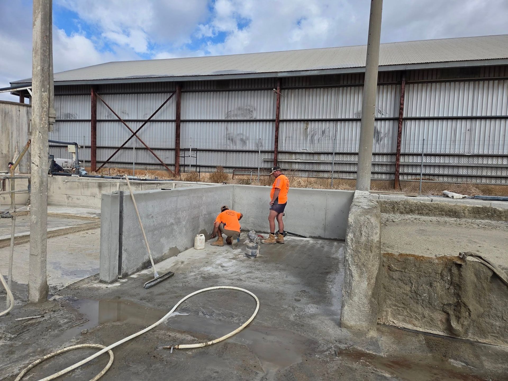 Concrete Washout Pit Upgrade | SJB Concreting