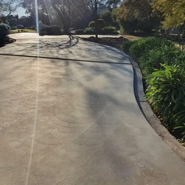 New Concrete Driveway