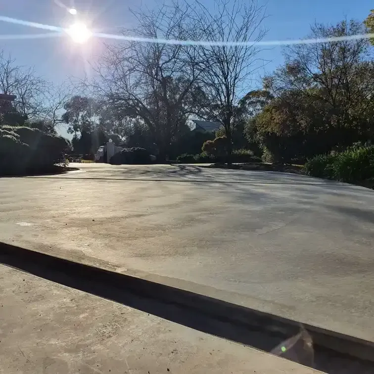 New Concrete Driveway