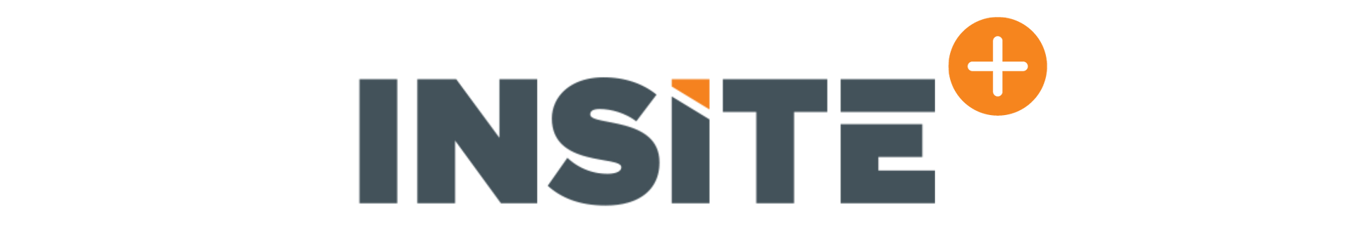 A logo for insite with a cross in the middle