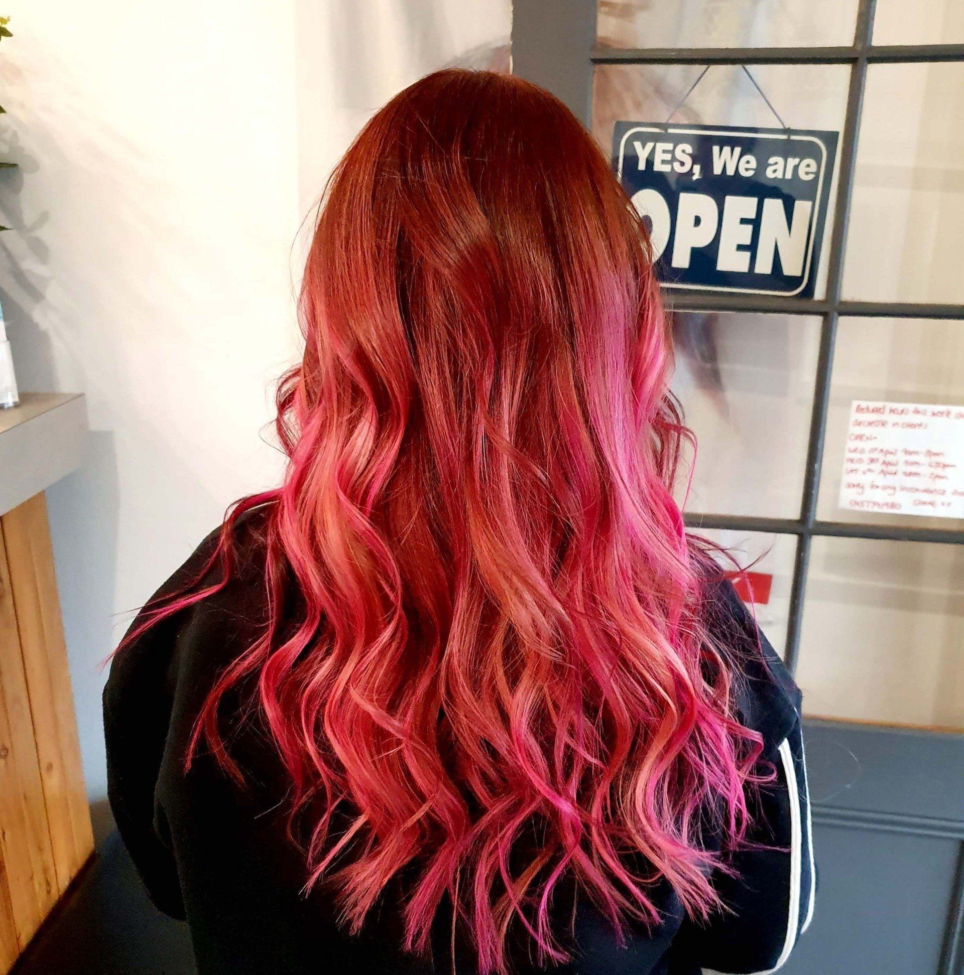 Red Hair Colour — Hairdressers in Kariong, NSW