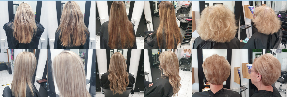Before and After the Hair Treatment — ClaireAbella Hair Studio in Kariong, NSW