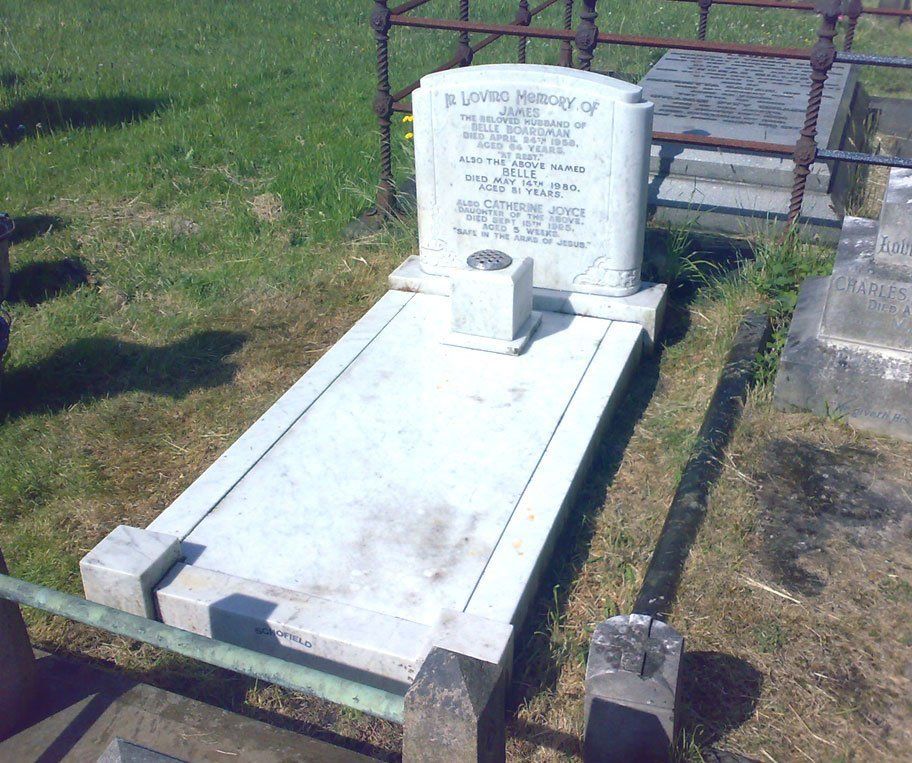 Cleaned and repaired memorial