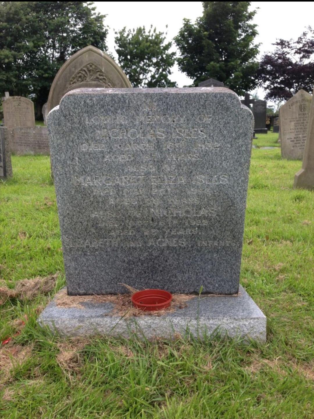 Repair headstone