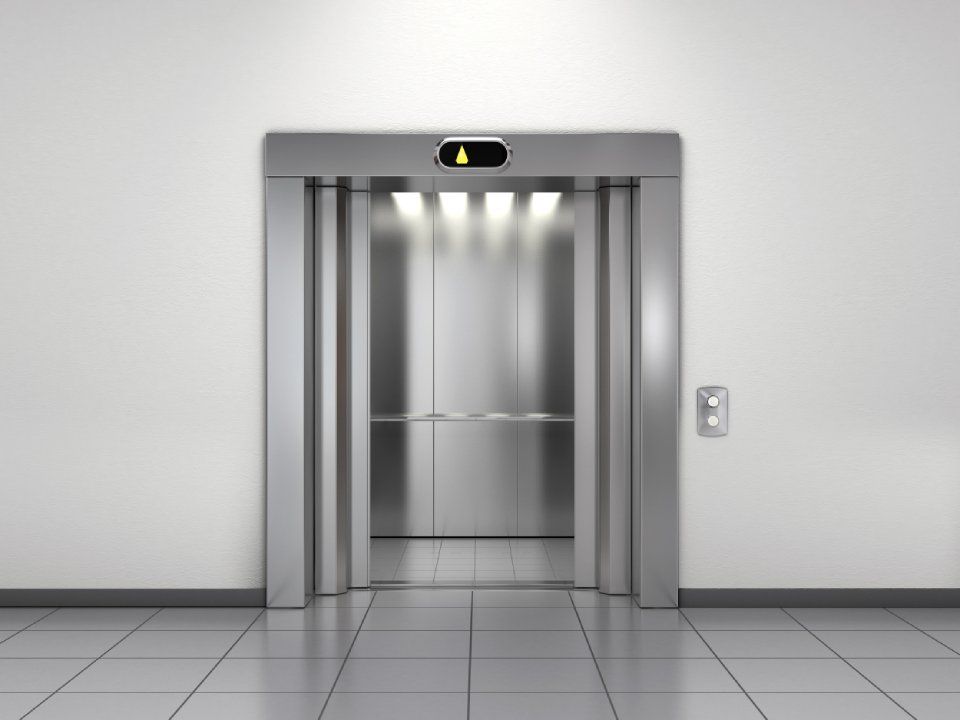 ascensore aperto