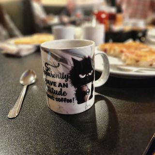 tazza da caffè con gatto