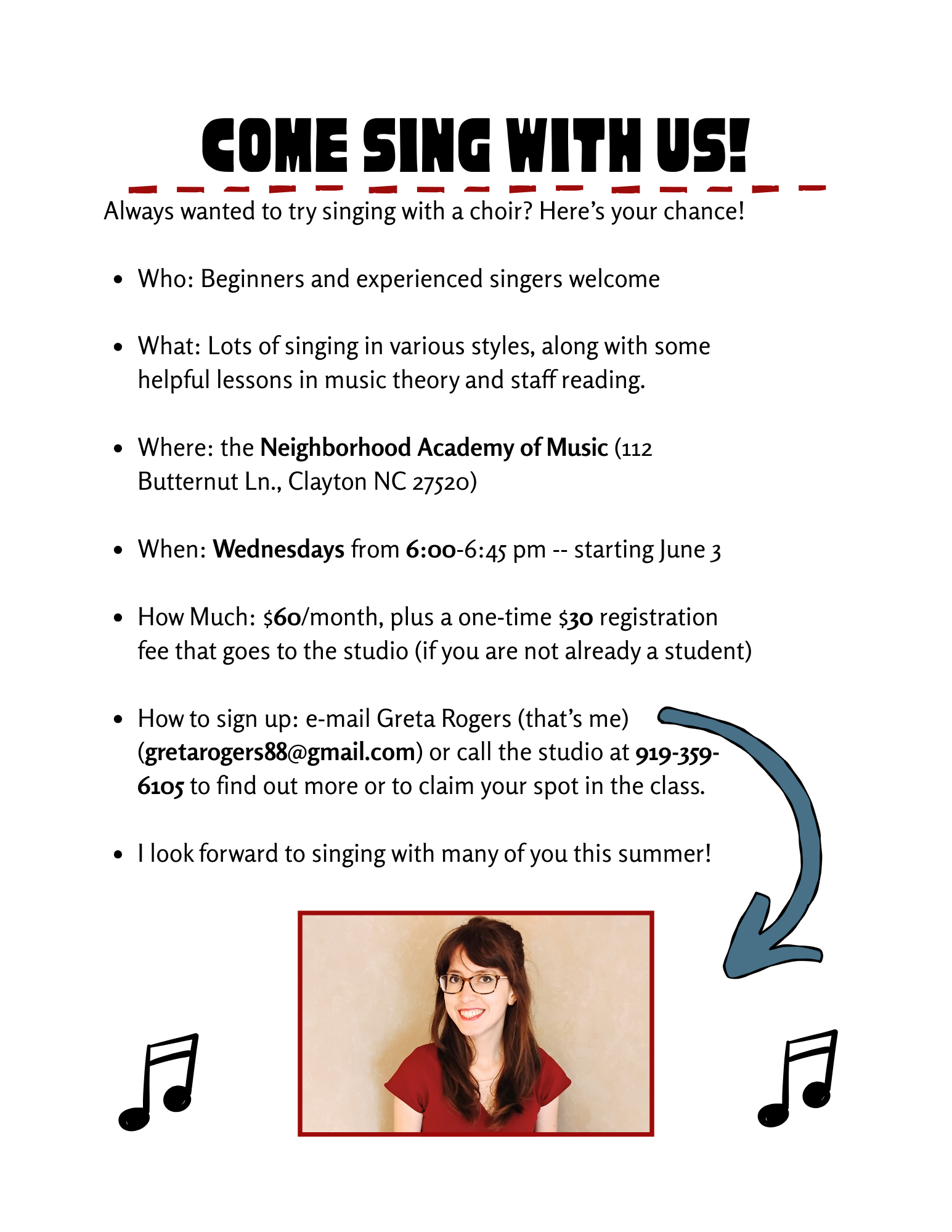 Choir Flyer 2026