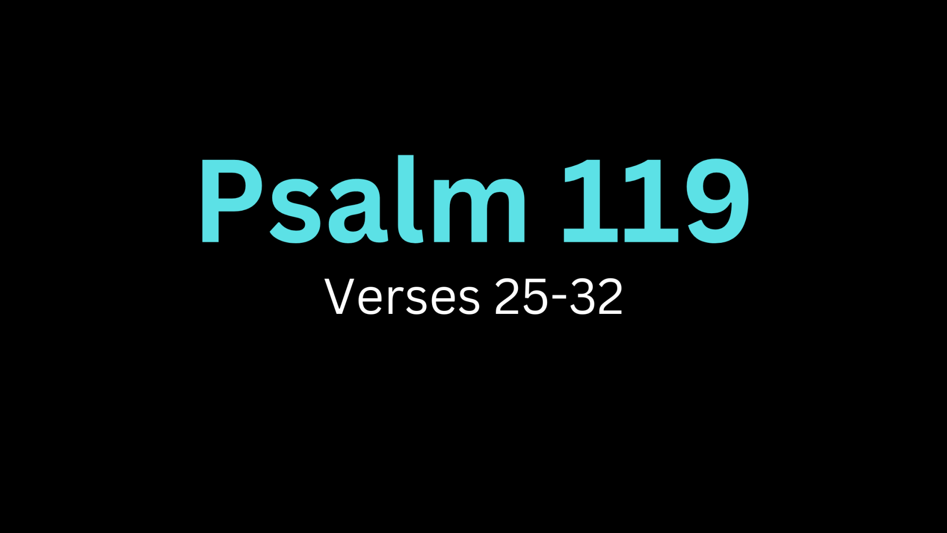 Understanding God’s Word | Psalm 119 Bible Study