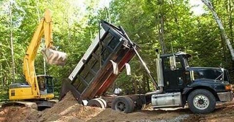 Dump truck - Excavation Service in Elgin, MN